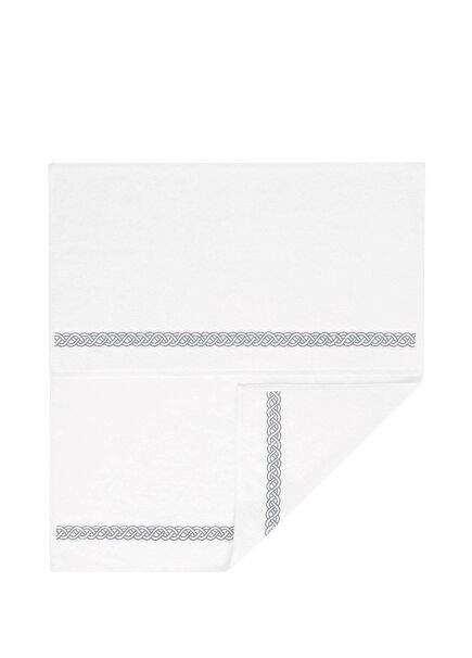 Helice Anthracite Cotton Bath Towel 90x150 cm