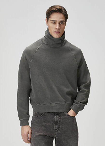 Siyah Organik Pamuk Triko