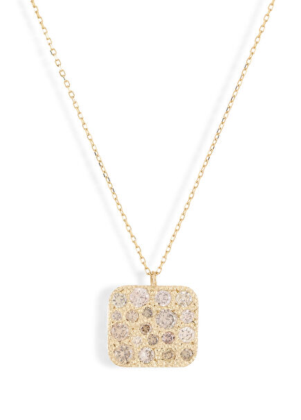 Safari 14K Gold Women's Diamond Necklace