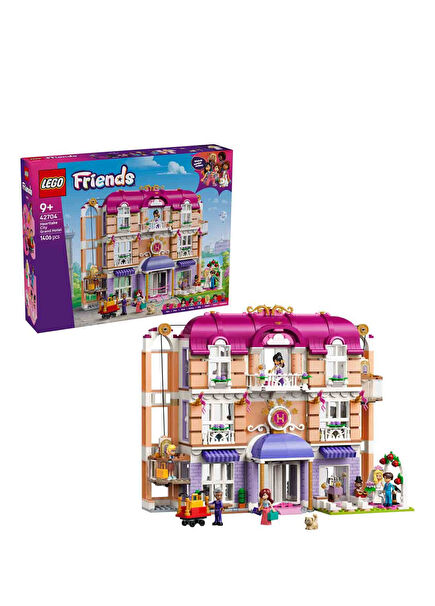 Friends Büyük Heartlake City Oteli 1406 Parça 9+ Yaş 6 Mini Bebek ve 2 Kedili  Yapı Oyuncağı 42704