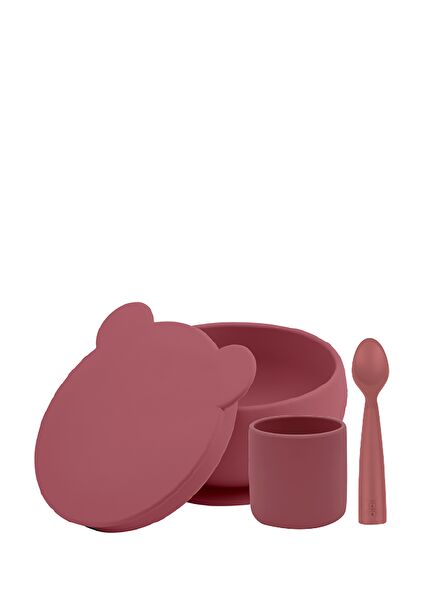 Blw Velvet Rose Kaseli Silikon Beslenme Seti