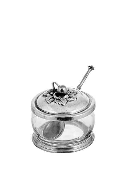 Tin Glass Jam Holder