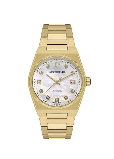 JPQLS522384S Altın Rengi Kadın Kol Saati