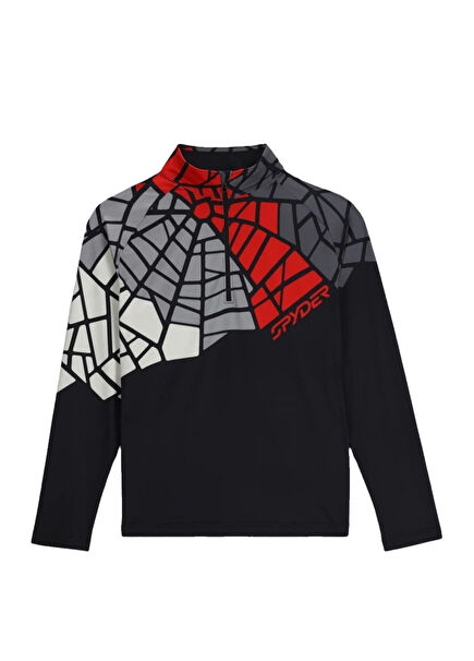 Legacy Siyah Yarım Fermuarlı Uzun Kollu Erkek Termal Spor T-shirt