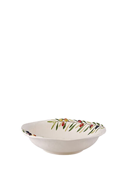 Ceramic Serving Bowl With Olives