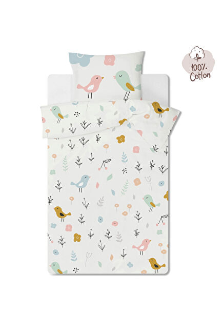 Singing Bird Organic Cotton Baby Duvet Set