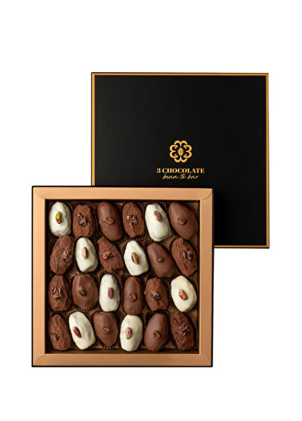 3Chocolate Praline Filled Dates