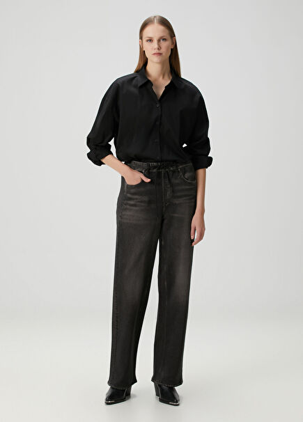 Miramar Koyu Gri Jean Pantolon