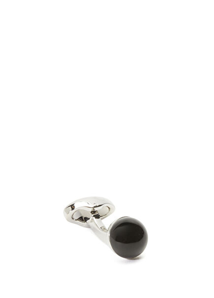 Black Silver Cufflinks