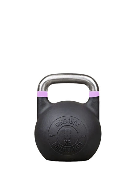 Competition Siyah Çelik Kettlebell 8 kg