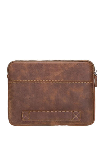 Awe Slim Kahve Deri 16" Laptop ve Macbook Kılıf