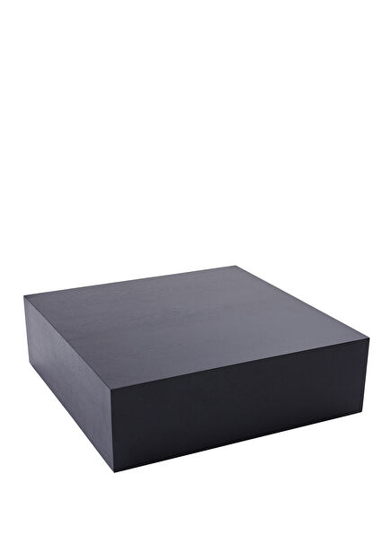 Space Black Square Wooden Coffee Table