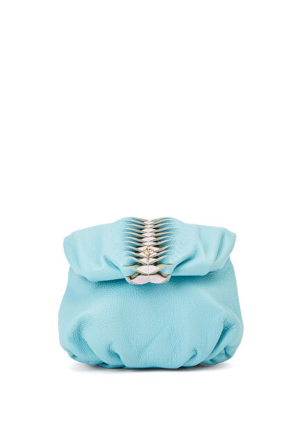 Mini Leda Blue Women's Leather Bag