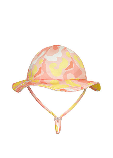 Sunset Feeling UV Korumalı Kız Bebek Siperlikli Şapka