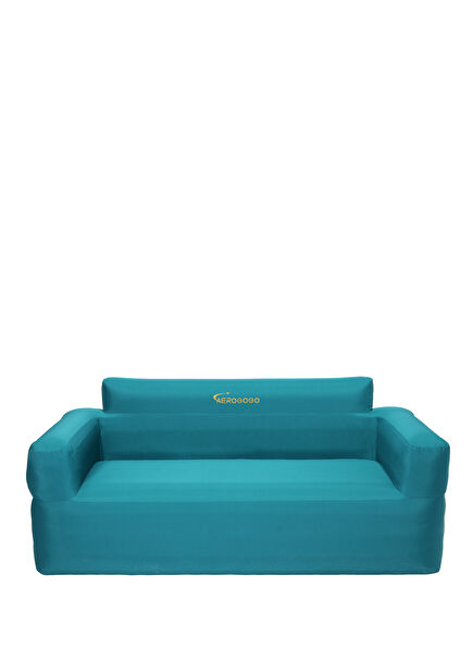 Giga Mavi Çift Kişilik Dahili Pompalı Şişme Koltuk