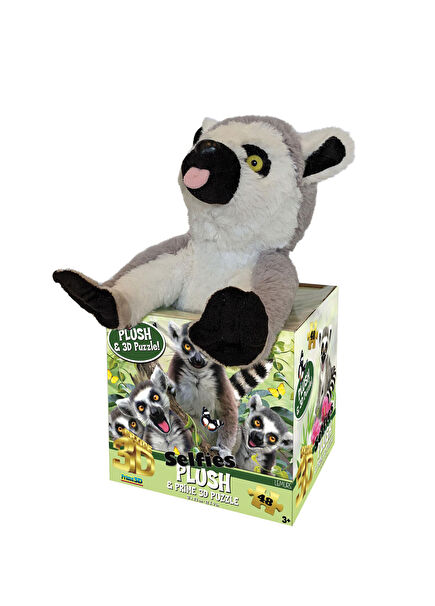 15801 Lemur Plush and Selfie 48 Piece Puzzle