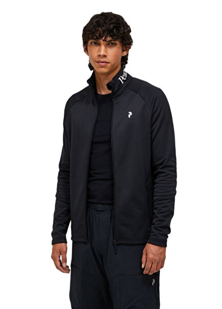 Rider Essentials Siyah Polar Erkek Spor Ceket