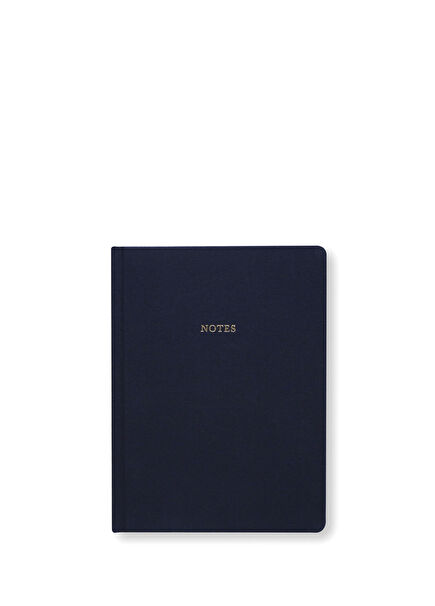 Linen Navy Notebook