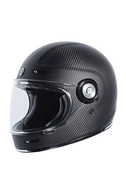 T-1 Newport Carbon Kapalı Motosiklet Kaskı