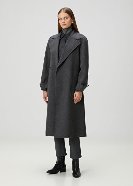 Dark Gray Wool Coat