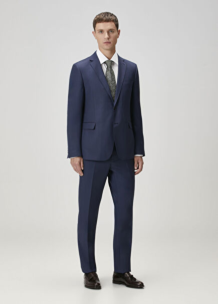 Drop 6 Lacivert Yün Takım Elbise