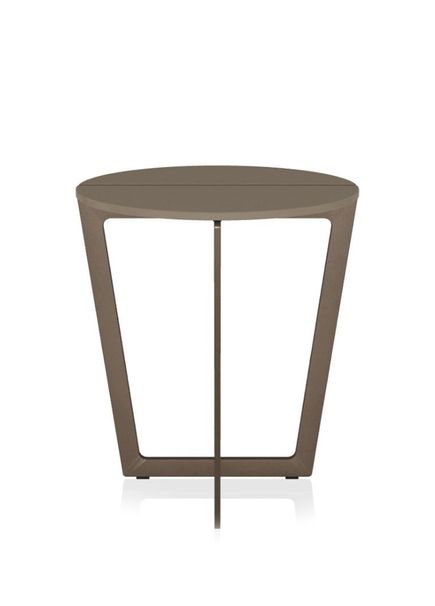 Cross 40 Dove Grey Mini Round Side Table