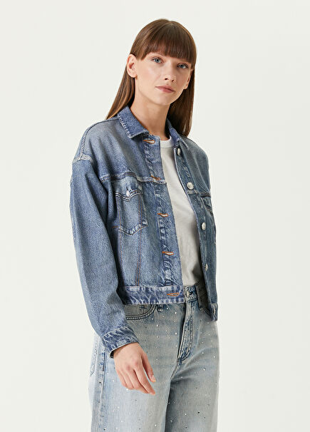 Miramar Mavi Trucker Denim Ceket