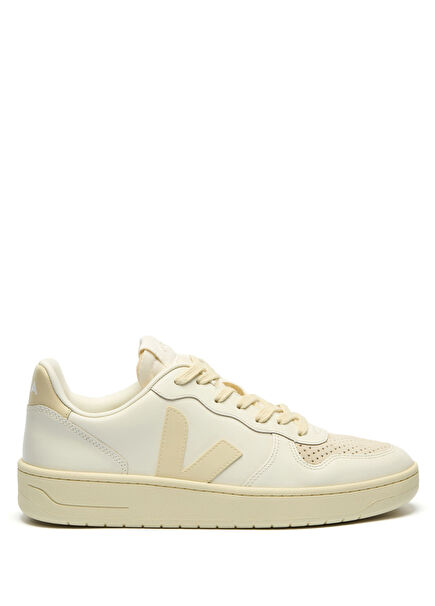 V-10 Beyaz Erkek Deri Sneaker