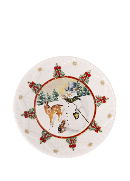 Toy's Fantasy Christmas Patterned Porcelain Serving Bowl