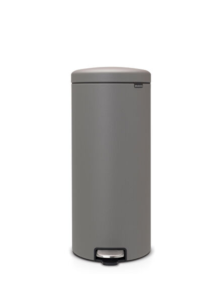 Newicon Concrete Grey Çelik Pedallı Çöp Kovası 30 Lt