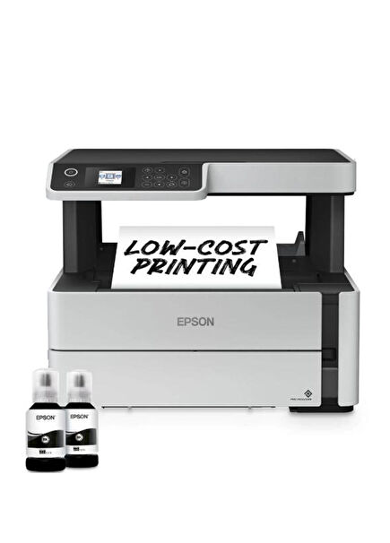 EcoTank M2170 Wi-Fi + Scanner + Copier Mono Multifunction Tank Printer C11CH43403