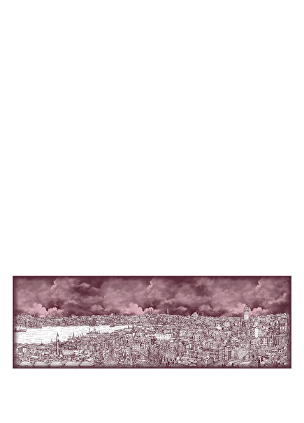 İsmail Acar Istanbul Crepe Silk Women's Shawl