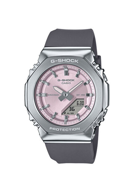 G-Shock GM-S2110-4ADR Siyah Silikon Kadın Kol Saati