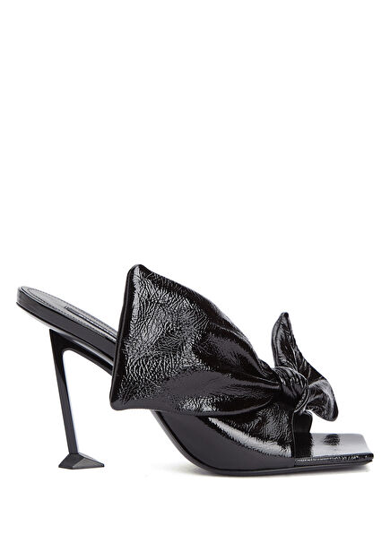 Boudoir Black Women's Leather Slippers