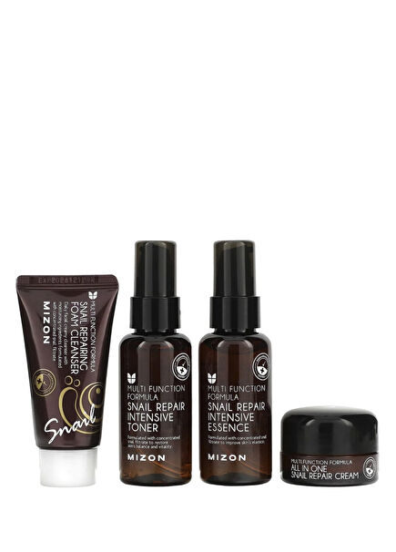 Snail Miniature Set Canlandırıcı Nemlendirici Onarıcı 4'lü Cilt Bakım Seti