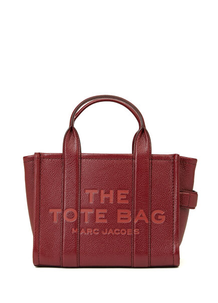 The Small Tote Bordo Kadın Deri Çanta