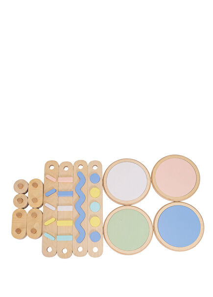 Montessori Natural Wood Balance Beam