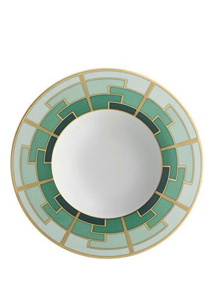 Emerald Green Porcelain Deep Plate