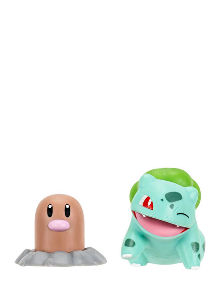 Battle Figürler Diglett ve Bulbasaur Figür Oyuncak PKW4061 