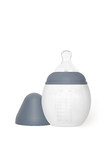 Blue Silicone Anti-Colic 2-9 Months Baby Bottle 240 ml