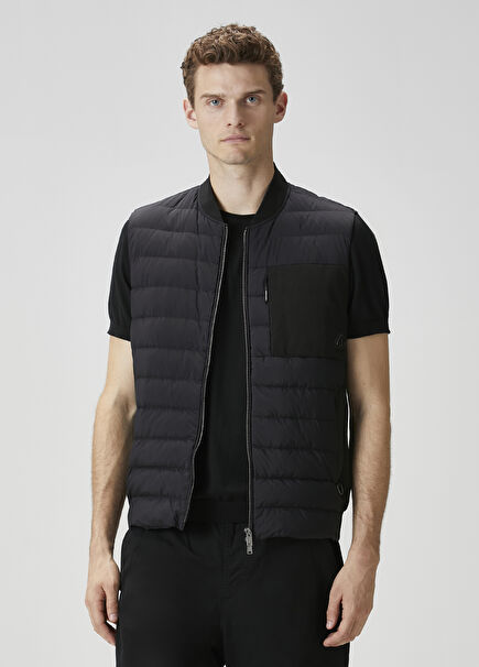 Anderson Siyah Puff Hybrid Yelek