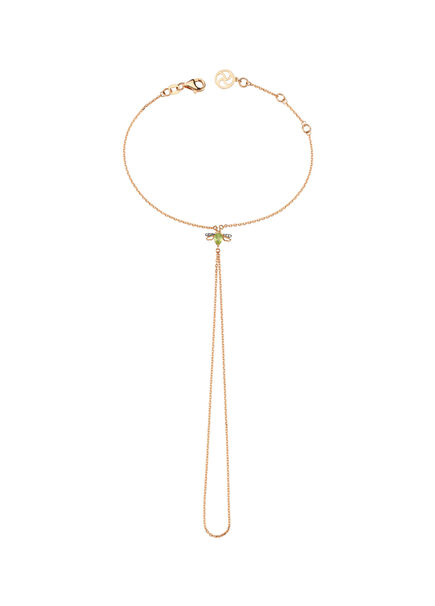 Honey Renkli Taşlı Kadın Altın Şahmeran