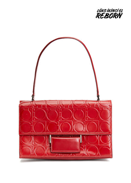 Ferragamo Embossed Gancini Çanta