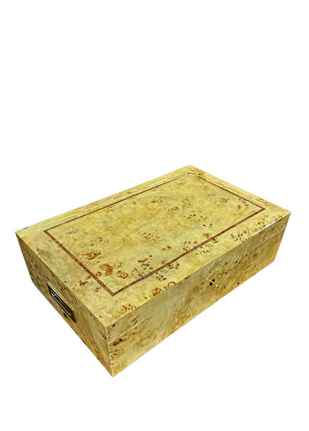 Italy Humidor Cedar Maple Poplar 300's Cigar Box