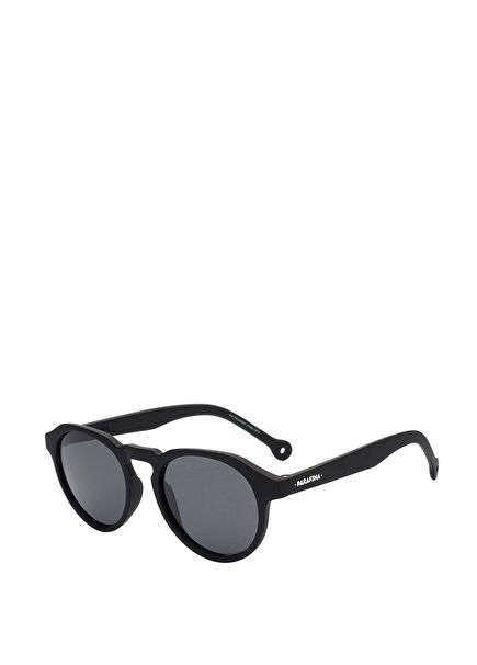Paz Blc Smo Eco Rubber Collection Black Unisex Sunglasses