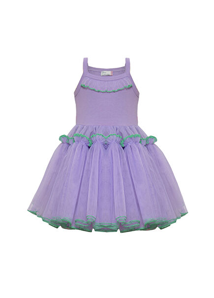 Lilac Dolly Baby Girl Kids Tutu Dress