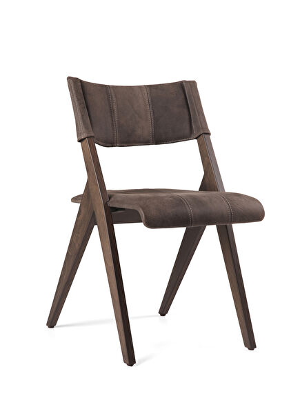 Lades Kahverengi Ahşap Sandalye