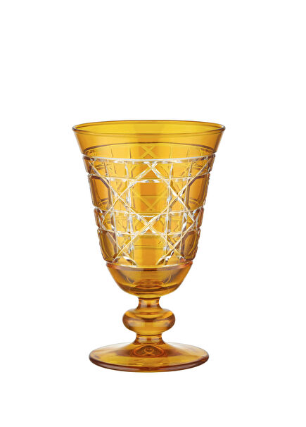 Gloria Yellow Raisin Glass