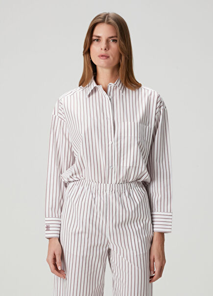 Red White Striped Shirt