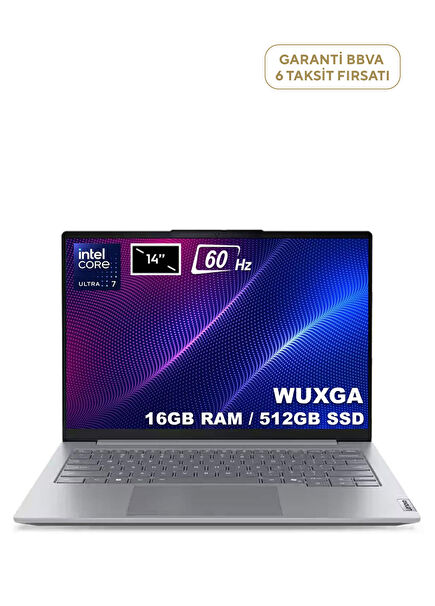 ThinkBook 14 G8 IAL Intel Core Ultra 7-255H 16GB RAM DDR5 512GB SSD 14" WUXGA 60Hz IPS FreeDos Laptop 21SJ007BTX